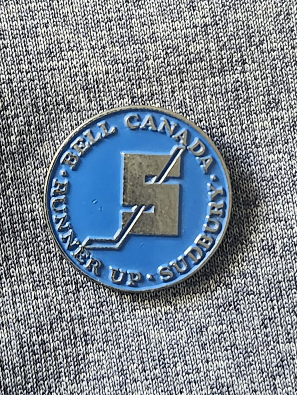Silver Stick Runner‑Up Pin – Sudbury Region – Hockey Collectible
